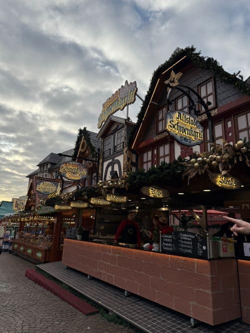 Casetas en los mercados de Navidad de Alemania