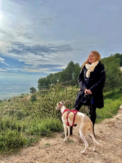 Vistas de Llíria en nuestra ruta por el interior de Valencia con perro