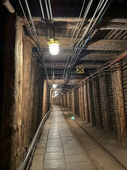 Pasadizo en las minas de sal de Cracovia