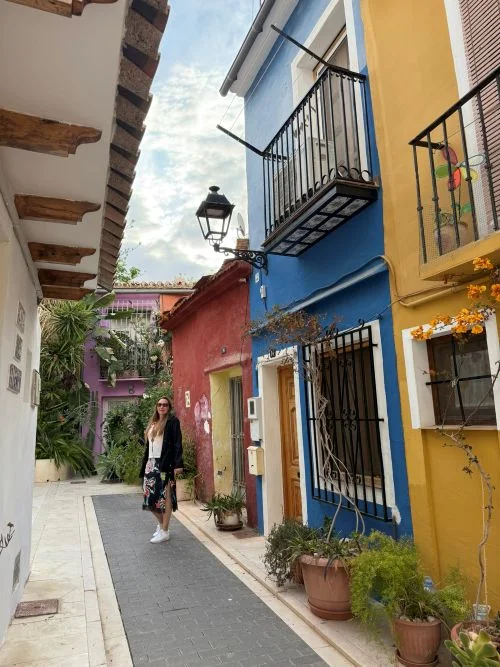 Centro histórico de Villajoyosa en la Costa Blanca