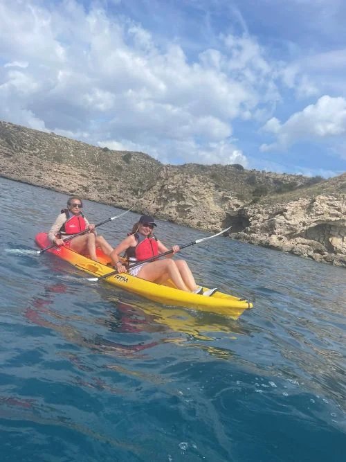 Excursión en Kayak en Villajoyosa, costa blanca Alicante