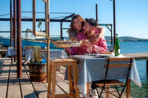 Degustación de ostras y vino en Escale a Sète