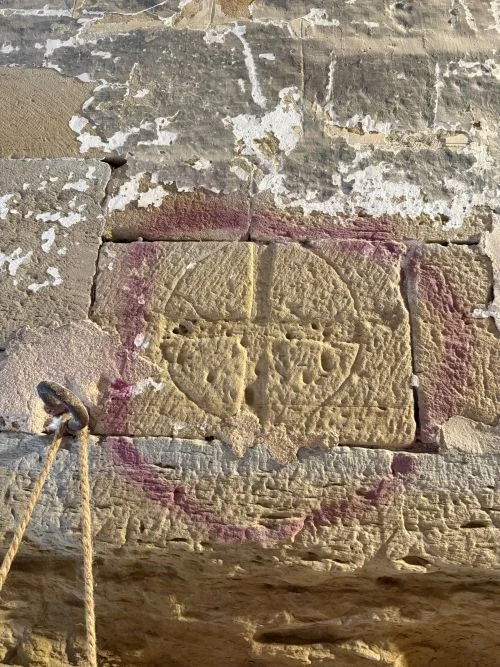 Cruz templaria, consagración iglesia Santa Maria de Gardeny