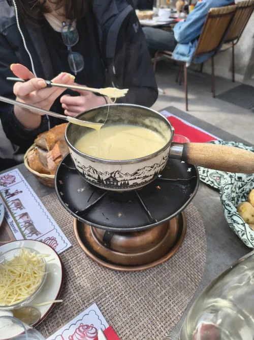 Fondu gastronomia de suiza