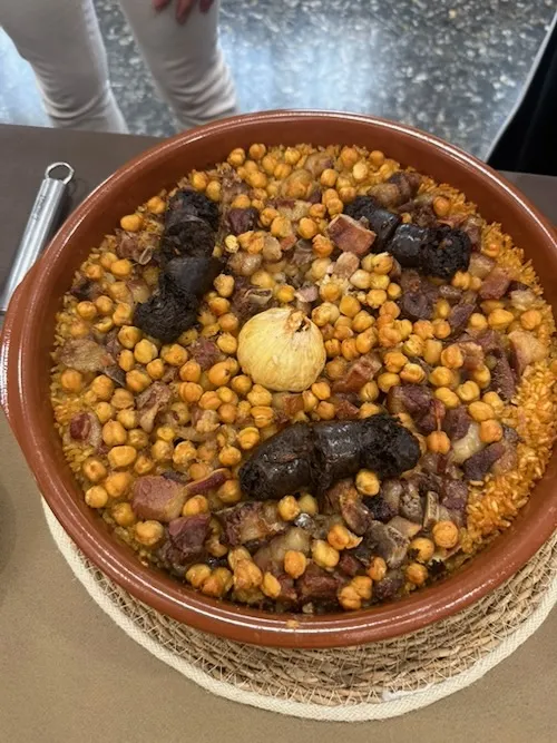 Arroz al horno del restaurant festeros