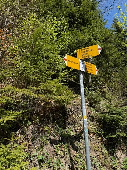 Itinerarios por interlaken de senderismo