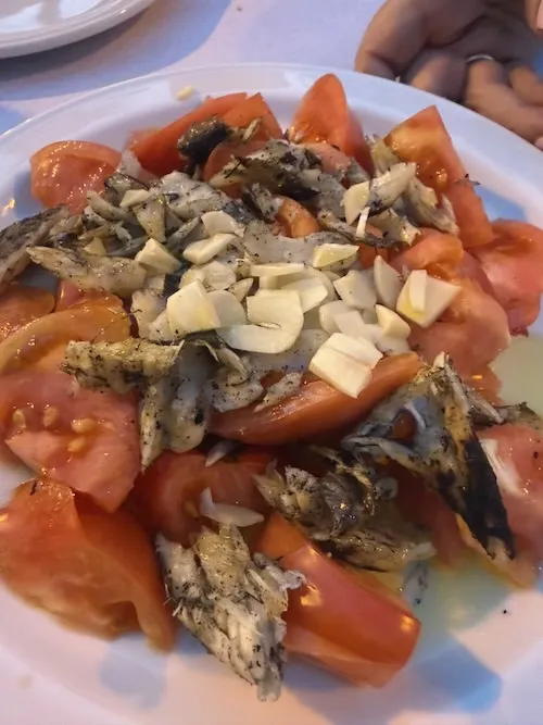 Brascada de pescado bar Tibot