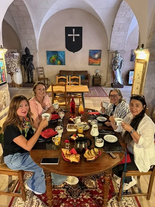Desayuno la grange templaire