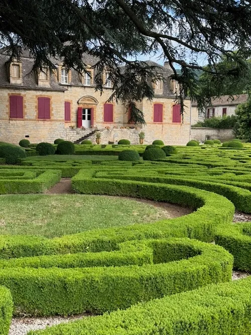 jardines a la francesa del Hôtel Particulier de Sambucy-de-Sorgue 